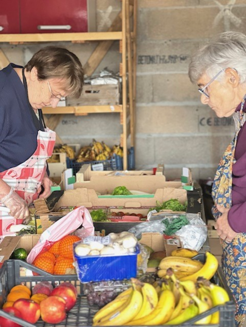 Triage, recyclage des denrées alimentaire ORECAS